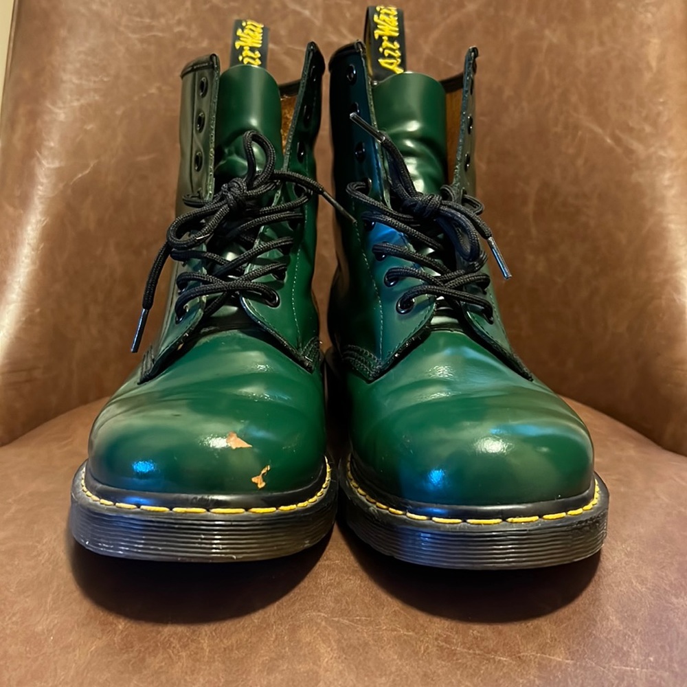 Dr. Martens Green 1460 boots